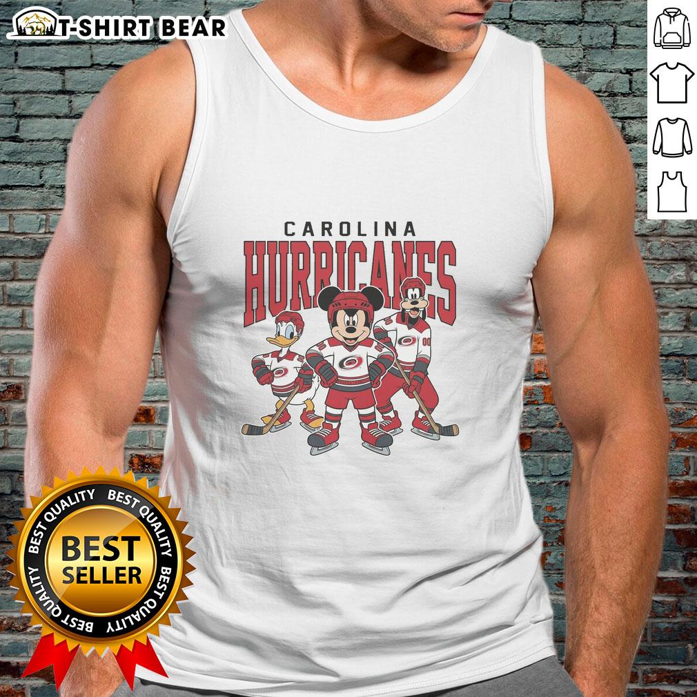 Nice Carolina Hurricanes Disney Team Ice Hockey Tank Top Nice Carolina Hurricanes Disney team ice hockey tank top featuring vibrant graphics and team colors, perfect for fans.
