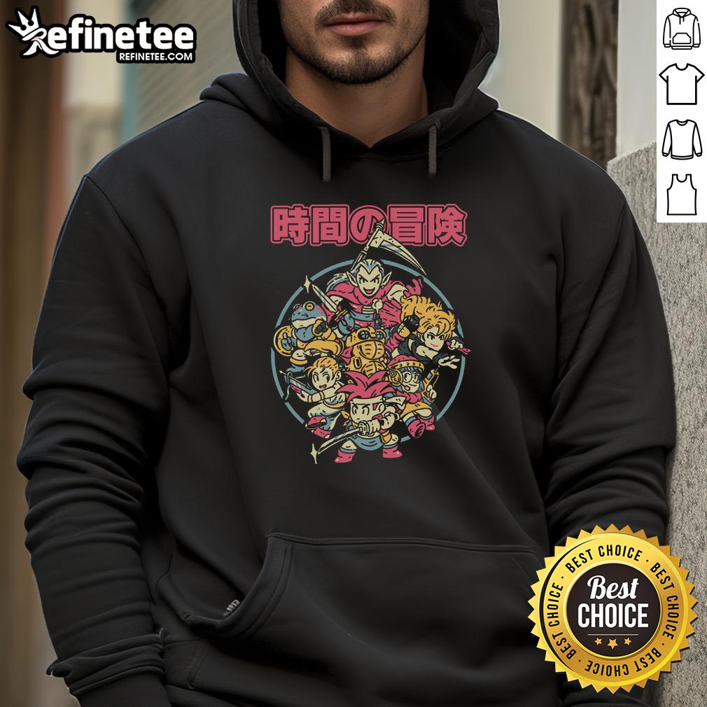 nice-chrono-crew-hoodie Stylish Nice Chrono Crew Hoodie displayed on a model, showcasing its unique design and comfortable fit, perfect for casual wear.