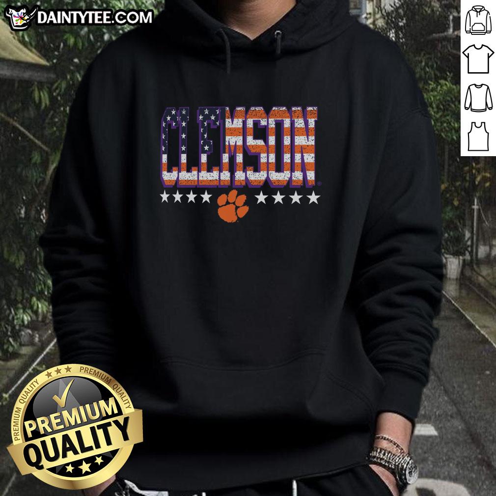 nice-clemson-tigers-tall-type-flag-hoodie Nice Clemson Tigers tall type flag hoodie featuring bold team colors and logo, perfect for fans and casual wear.