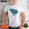 Alt Text: Nice Coastal Carolina 365 Days Of Teal T-Shirt featuring vibrant teal color and logo, perfect for beach lovers.