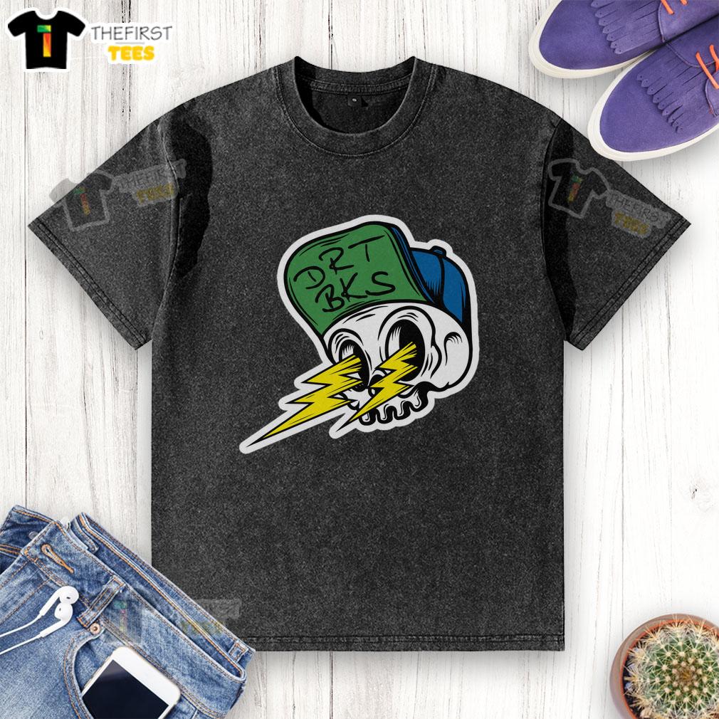 nice-drt-bks-skull-bolts-washed-t-shirt Nice DRT BKS Skull Bolts Washed T-Shirt featuring a stylish skull graphic, perfect for casual wear.