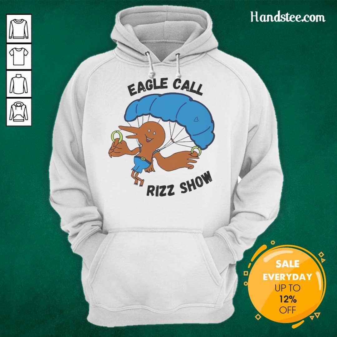 nice-eagle-call-rizz-show-hoodie Stylish Nice Eagle Call Rizz Show hoodie featuring a bold eagle graphic, perfect for casual wear and street style.