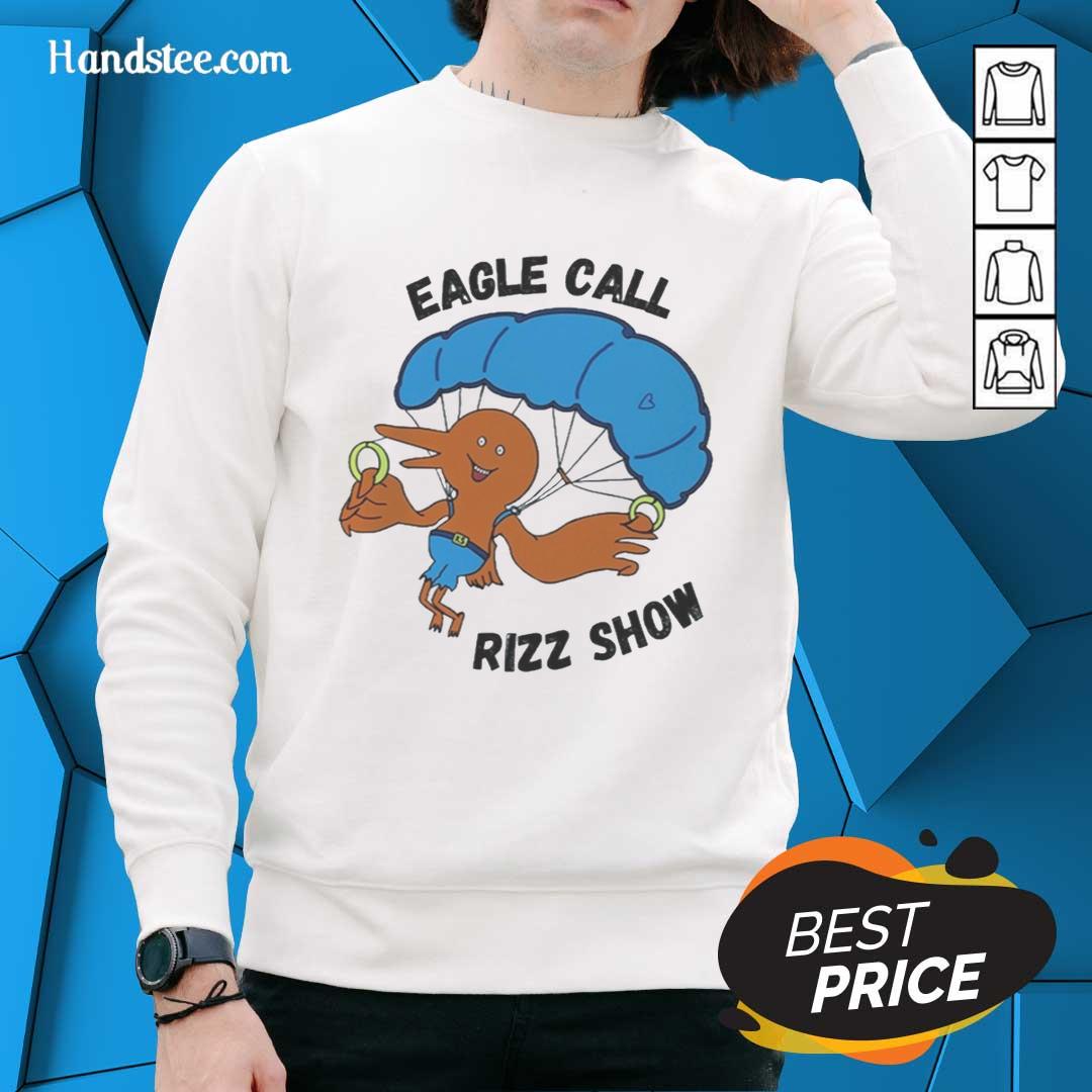 nice-eagle-call-rizz-show-sweatshirt Cozy Nice Eagle Call Rizz Show Sweatshirt featuring a bold eagle graphic and stylish design for casual wear.