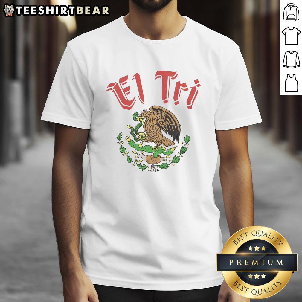 nice-el-tri-mexico-t-shirt-1 Nice El Tri Mexico T-Shirt featuring vibrant colors and the iconic national team logo, perfect for soccer fans.