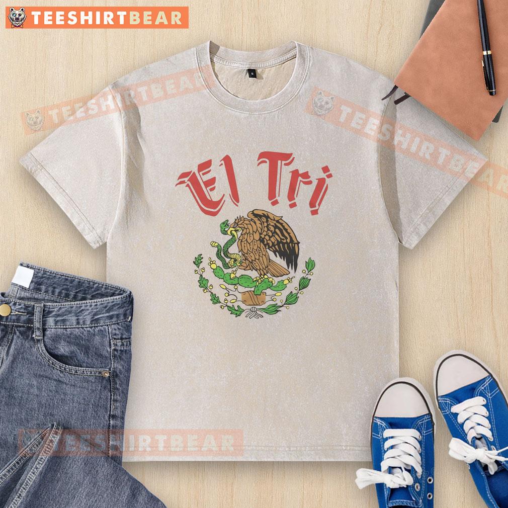 nice-el-tri-mexico-washed-t-shirt Nice El Tri Mexico washed t-shirt featuring vibrant colors and soft fabric, perfect for fans of the Mexican national soccer team.