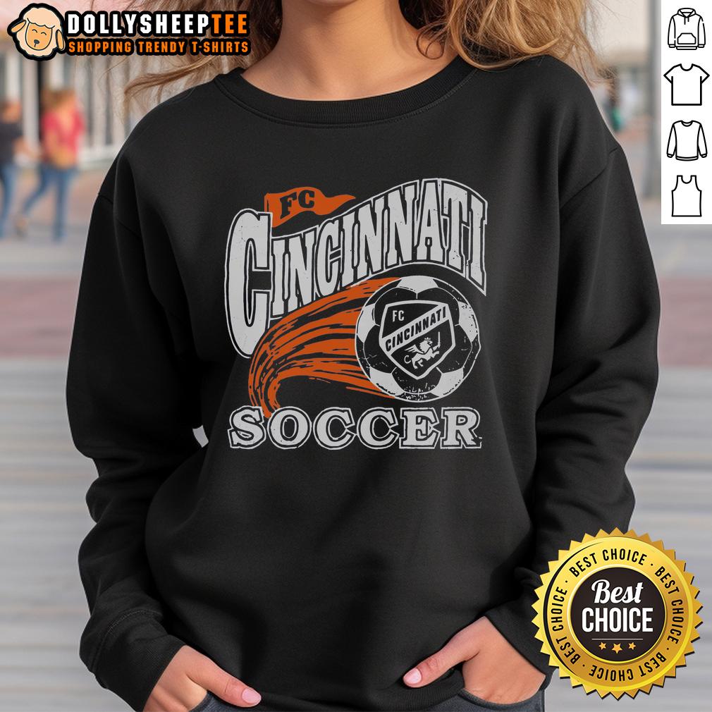 Nice Fc Cincinnati Retro Heritage Sweatshirt Nice FC Cincinnati retro heritage sweatshirt featuring vintage design, perfect for fans and stylish casual wear.