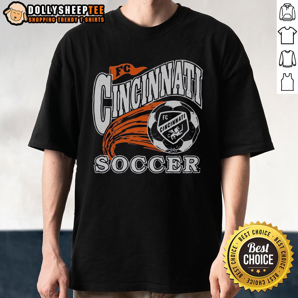 Nice Fc Cincinnati Retro Heritage T Shirt Nice FC Cincinnati Retro Heritage T-Shirt featuring vintage design and team logo for dedicated fans.