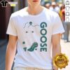 Nice Goose Faces T-Shirt featuring playful goose graphics, perfect for casual wear and bird lovers.