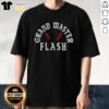 Stylish Grandmaster Flash logo T-shirt featuring vibrant graphic design, perfect for hip-hop fans and fashion enthusiasts.
