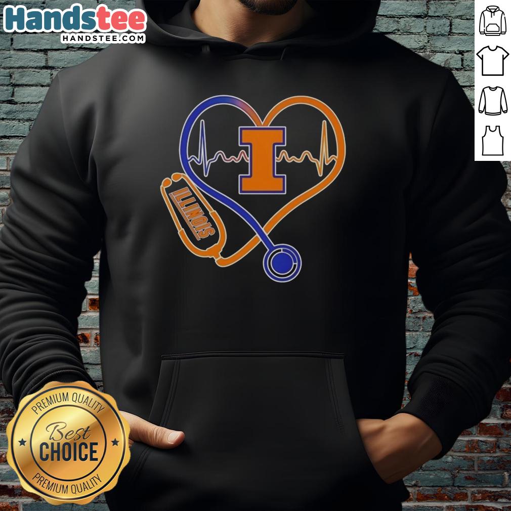 nice-illinois-fighting-illini-heartbeat-love-nurse-hoodie Nice Illinois Fighting Illini Heartbeat Love Nurse Hoodie featuring vibrant team colors and stylish design for fans.