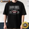 Nice Jason Isbell and The 400 Unit t-shirt design from the concert at Red Rocks on May 2, 2026.