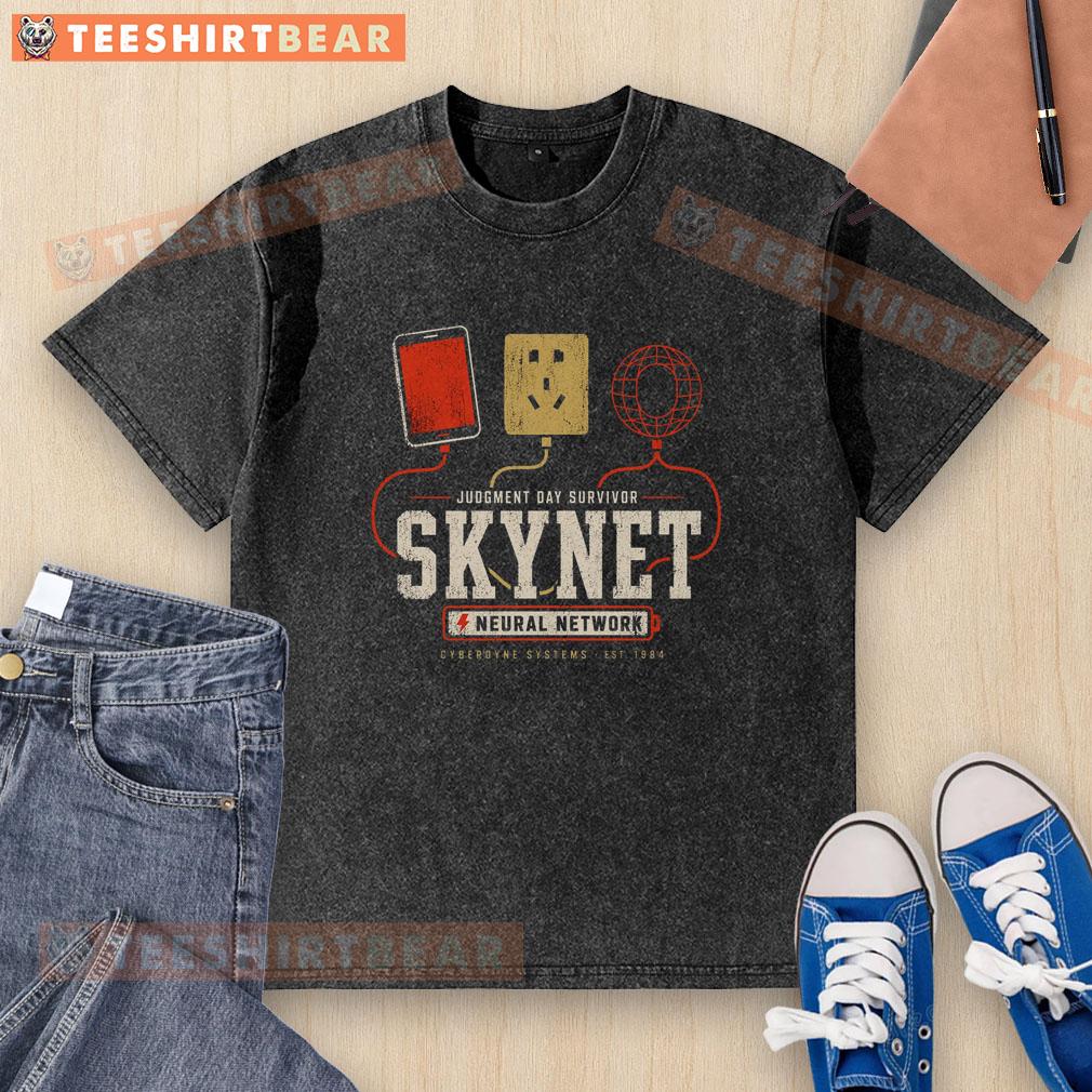 nice-judgment-day-tech-statement-washed-t-shirt Alt Text: Nice Judgment Day tech statement washed t-shirt featuring a bold graphic design on a soft, casual fabric.