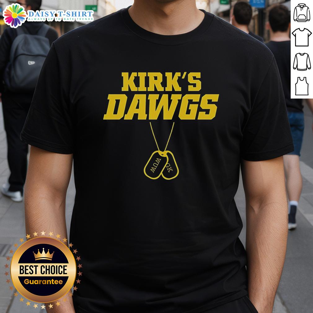 Nice Kirk'S Dawgs Washed Up Walkons X George Kittle T Shirt Nice Kirk's Dawgs Washed Up Walkons X George Kittle T-Shirt featuring bold graphics and a stylish design for fans.