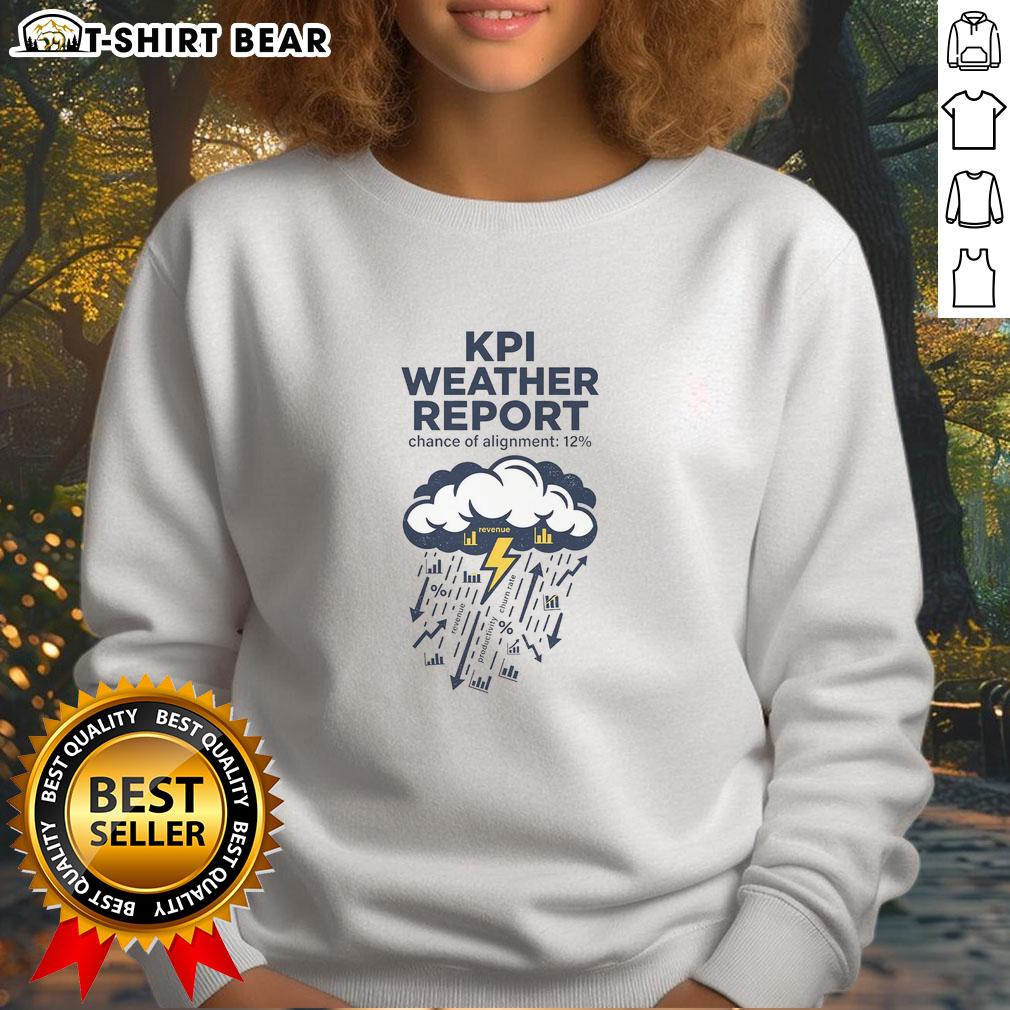 Nice Kpi Weather Report Sweatshirt Cozy Nice KPI Weather Report sweatshirt featuring a stylish design, perfect for staying warm and trendy all season.