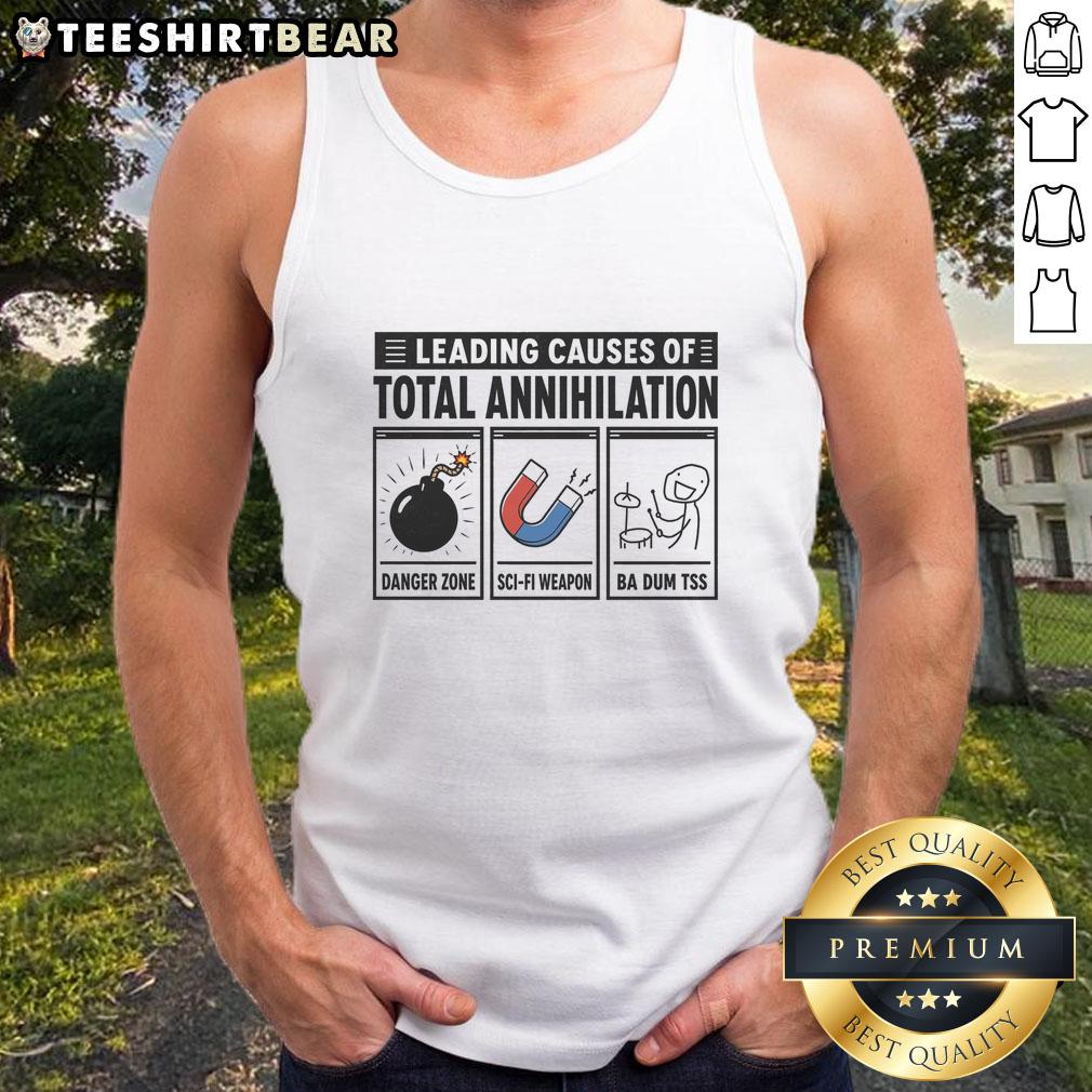 nice-leading-causes-of-total-annihilation-tank-top Stylish 'Nice Leading Causes of Total Annihilation' tank top design featuring bold graphics and modern aesthetic.