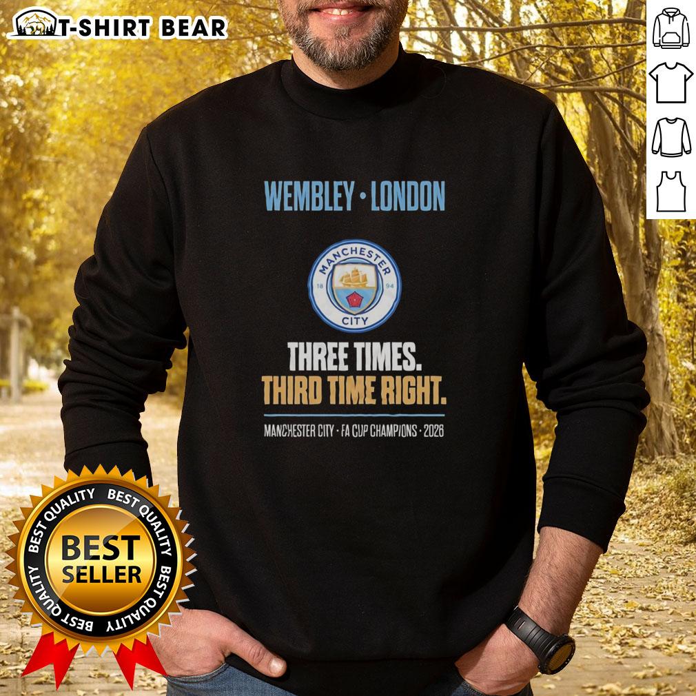 Nice Manchester City Fa Cup Champions Wembley 2026 Redemption Sweatshirt Nice Manchester City FA Cup Champions Wembley 2026 Redemption Sweatshirt showcasing team pride and stylish design.