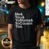 Outkast band t-shirt featuring 'Me And You And Yomama And Yocousin Too' design, perfect for hip-hop fans and collectors.