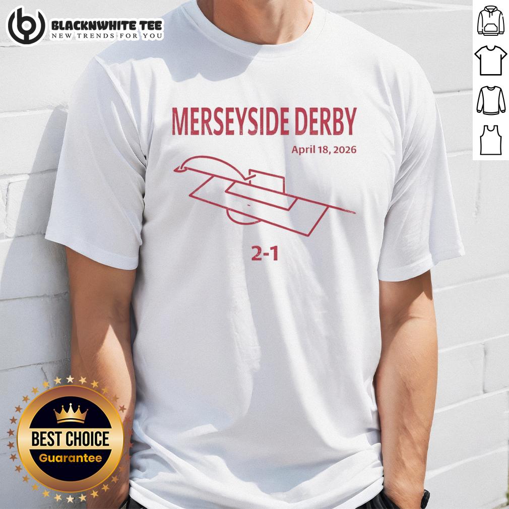 Nice Merseyside Derby On April 18 2026 T Shirt Nice Merseyside Derby T-Shirt from April 18, 2026, featuring vibrant team colors and a bold graphic design.