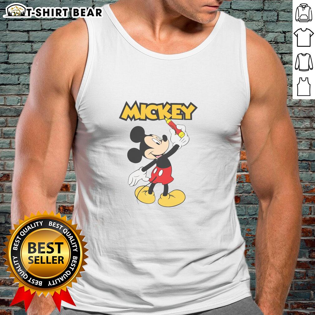 Nice Mickey 26 Tank Top Alt Text: Stylish Nice Mickey 26 tank top featuring a vibrant Mickey Mouse graphic, perfect for casual summer outfits.