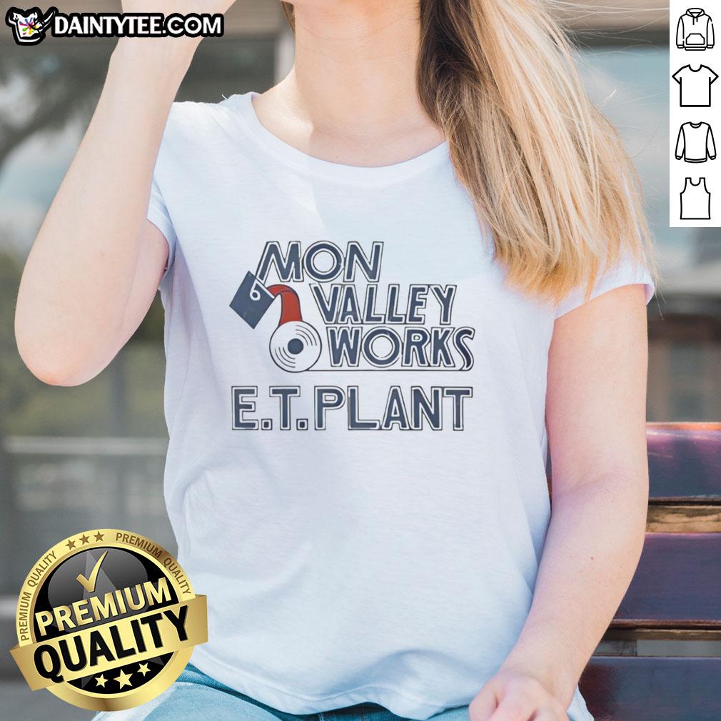 nice-mon-valley-works-edgar-thomson-plant-ladies-tee Alt Text: Ladies tee featuring the Nice Mon Valley Works Edgar Thomson Plant design, showcasing industrial heritage and style.