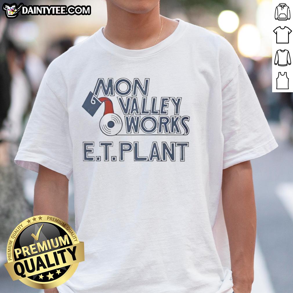 nice-mon-valley-works-edgar-thomson-plant-t-shirt Alt Text: Nice Mon Valley Works Edgar Thomson Plant T-Shirt featuring industrial design and vibrant colors for steel industry enthusiasts.