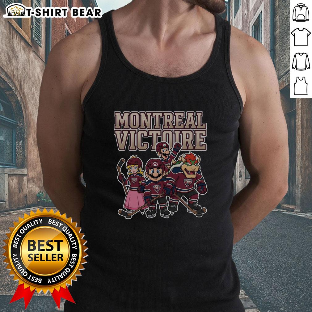 Nice Montreal Victoire Super Mario Team Ice Hockey Tank Top Nice Montreal Victoire Super Mario team ice hockey tank top featuring vibrant graphics and a stylish design.