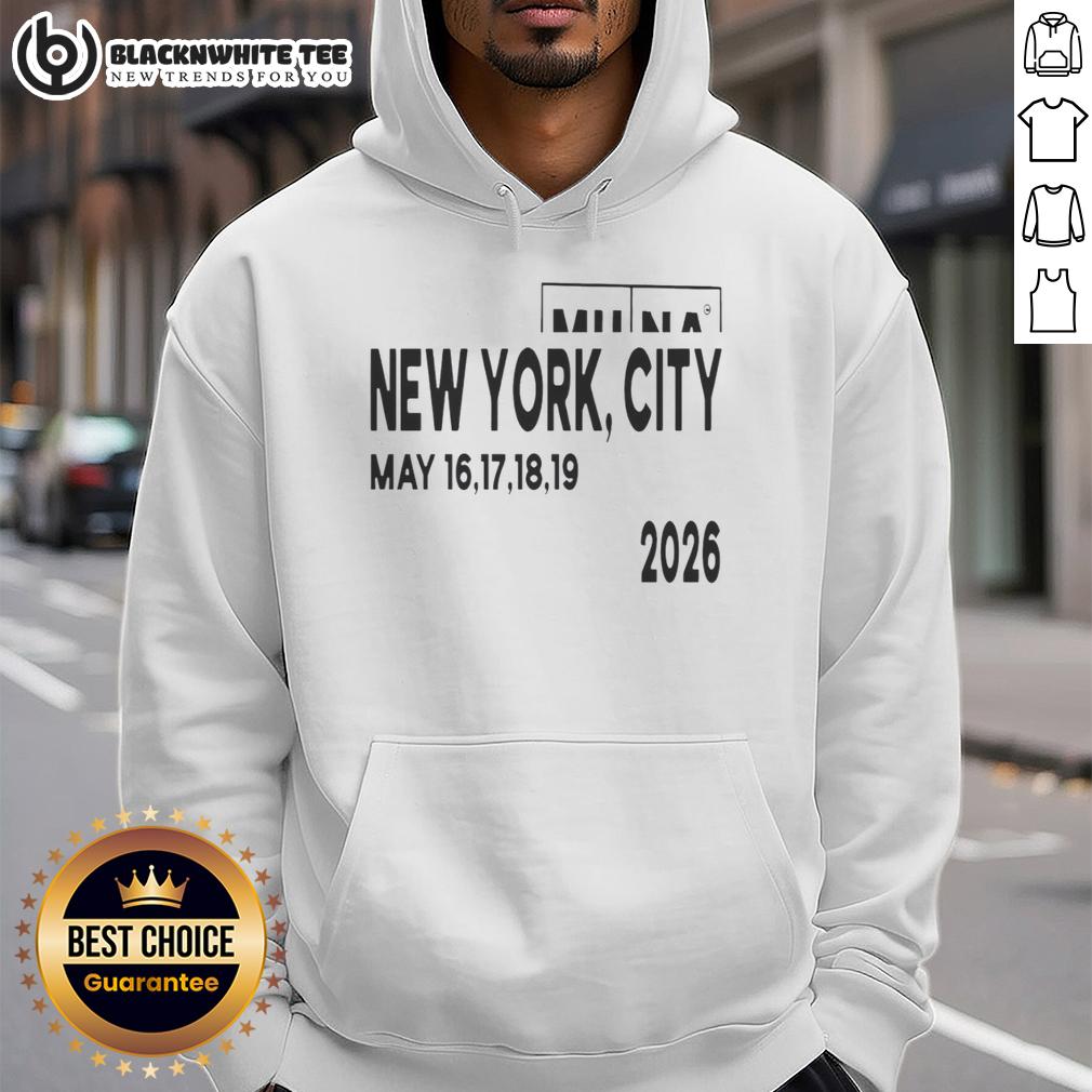 Nice Munaworld God Yes New York City May 16 19 2026 Hoodie Nice Munaworld God Yes hoodie featuring NYC skyline, May 16-19, 2026 design, perfect for fashion-forward urban style.