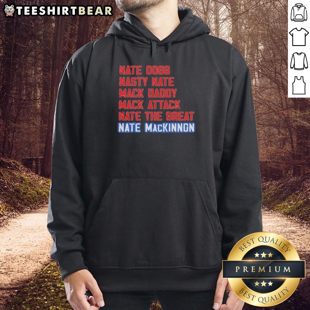 nice-nate-mackinnon-nate-dogg-nasty-nate-mack-daddy-nicknames-hoodie Nice Nate Mackinnon hoodie featuring popular nicknames like Nate Dogg and Nasty Nate, perfect for hockey fans.
