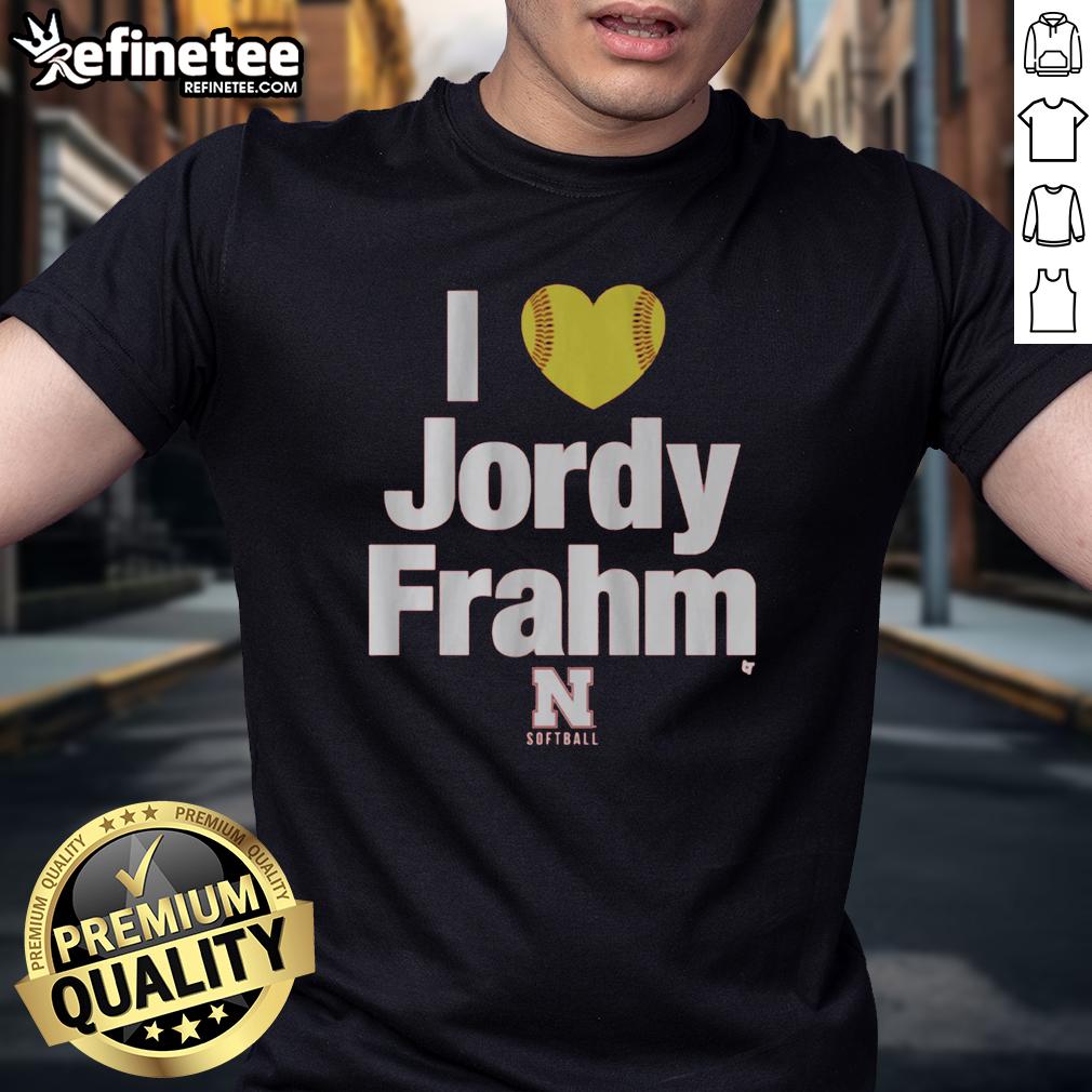 nice-nebraska-softball-i-heart-jordy-frahm-t-shirt Alt Text: Nice Nebraska Softball I Heart Jordy Frahm T-Shirt featuring a stylish design for fans of Jordy Frahm and Nebraska softball.