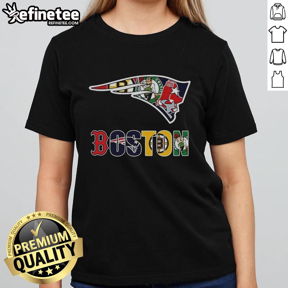 nice-new-england-patriots-nfl-and-boston-sport-teams-collage-logo-ladies-tee Collage of New England Patriots and Boston sports teams logos on a ladies tee, perfect for NFL fans and fashion enthusiasts.