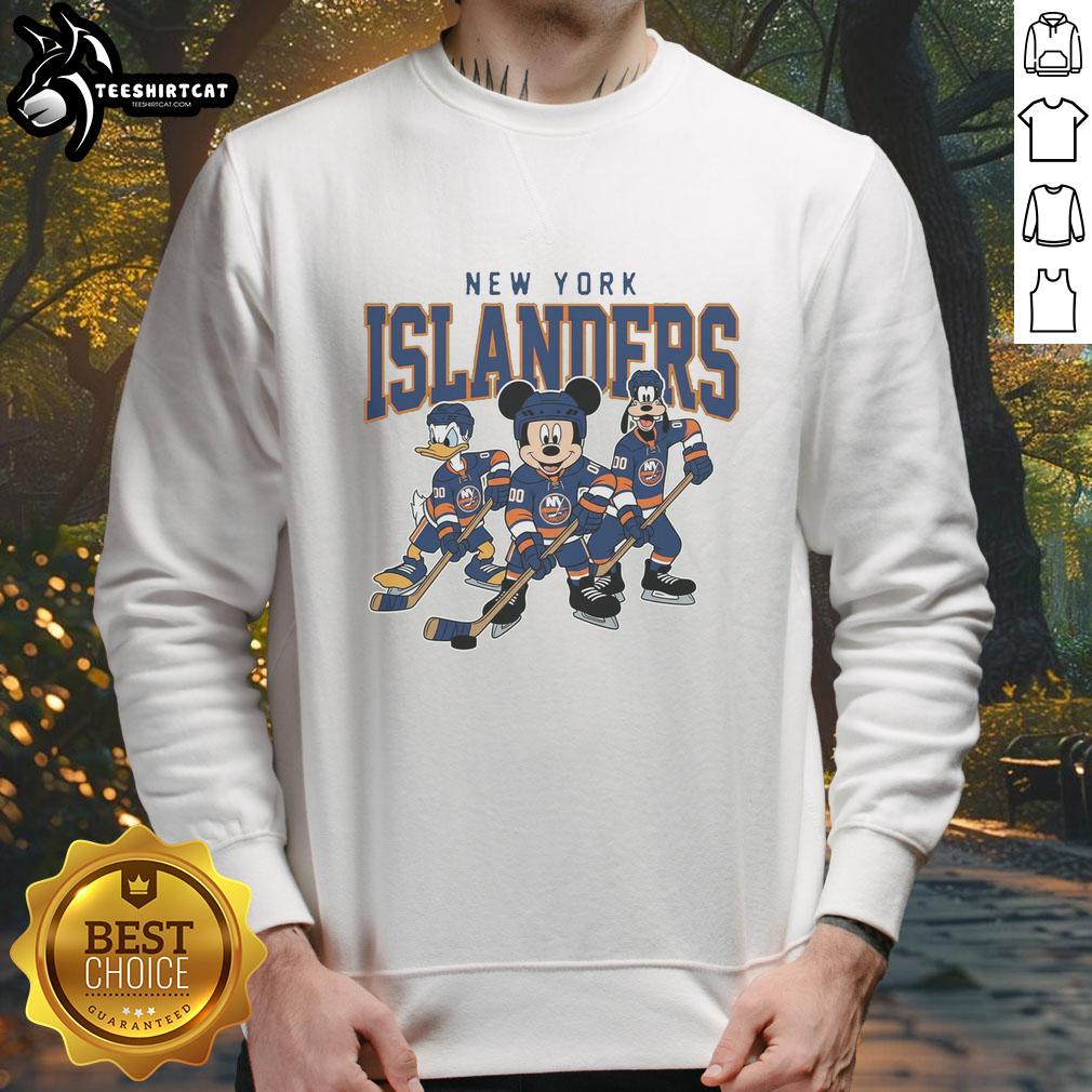 nice-new-york-islanders-disney-team-ice-hockey-sweatshirt Nice New York Islanders Disney team ice hockey sweatshirt featuring vibrant graphics and comfortable style.