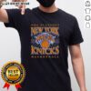 Alt Text: Retro New York Knicks NBA Playoffs 2026 T-shirt featuring vibrant graphics and classic hoop design. Perfect for fans!