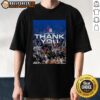 Nice Philadelphia 76ers fans thank you poster t-shirt featuring vibrant graphics and team spirit design.
