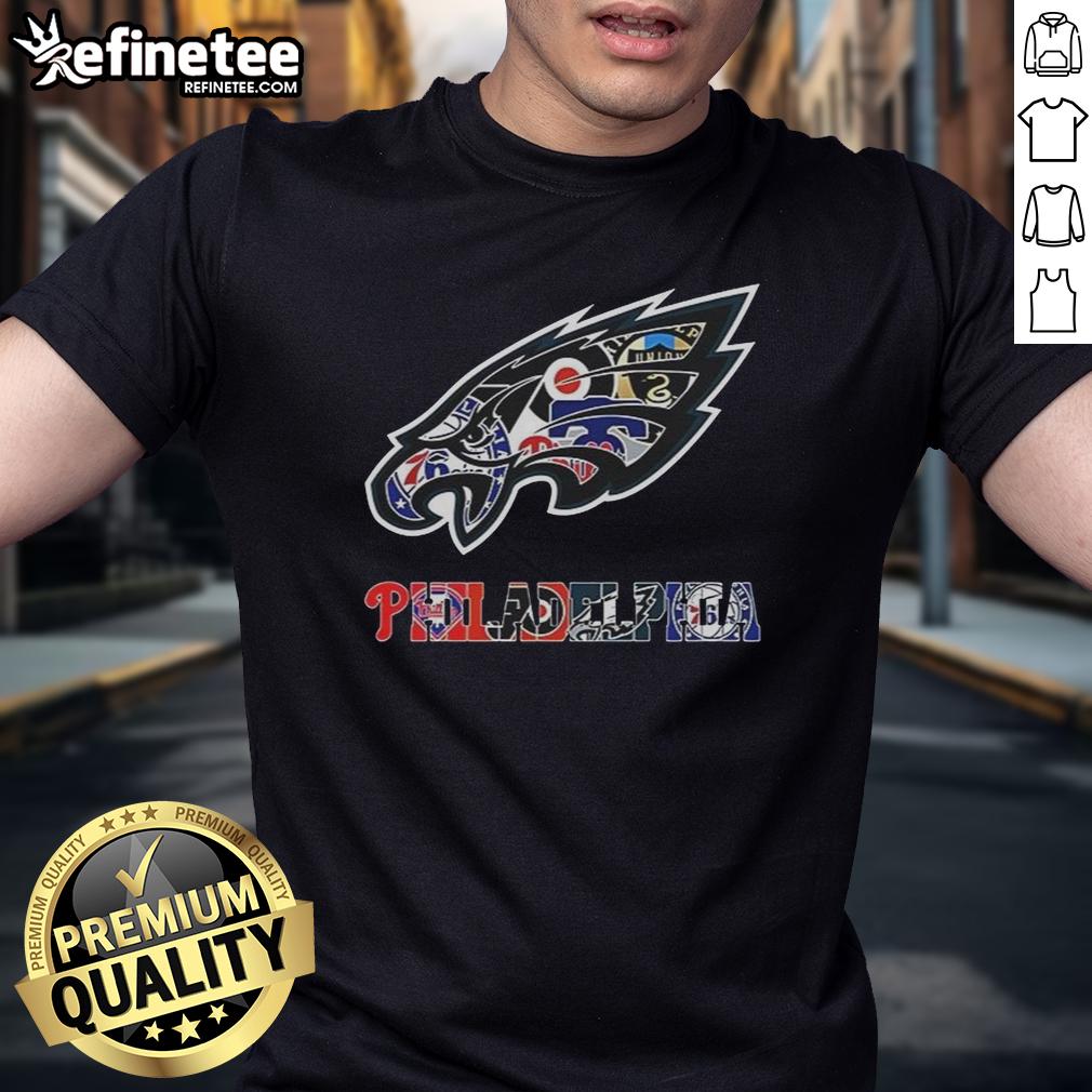 nice-philadelphia-eagles-nfl-and-philadelphia-sport-teams-collage-logo-t-shirt-1 Collage logo T-shirt featuring Philadelphia Eagles NFL and other Philadelphia sports teams, showcasing team spirit and pride.