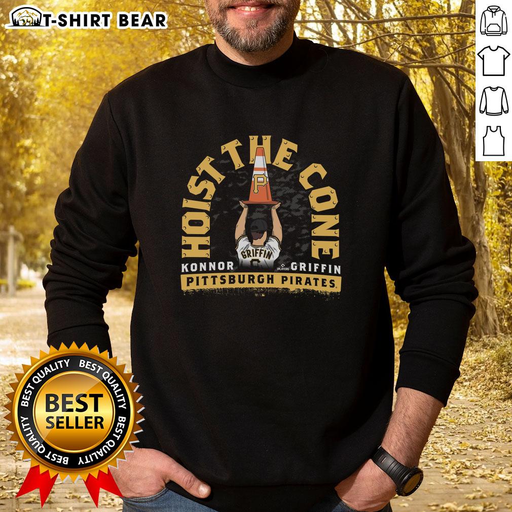 Nice Pittsburgh Pirates Konnor Griffin Sweatshirt Alt Text: Konnor Griffin wearing a stylish Pittsburgh Pirates sweatshirt, showcasing team spirit and casual fashion.