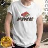 Alt Text: Nice Portland Fire '00 T-Shirt featuring vibrant team colors and logo, perfect for soccer fans and collectors.