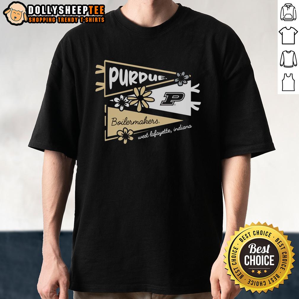 Nice Purdue Boilermakers Flags West Lafayette Indiana T Shirt Nice Purdue Boilermakers flags featured on a stylish West Lafayette Indiana T-shirt, perfect for fans and alumni.
