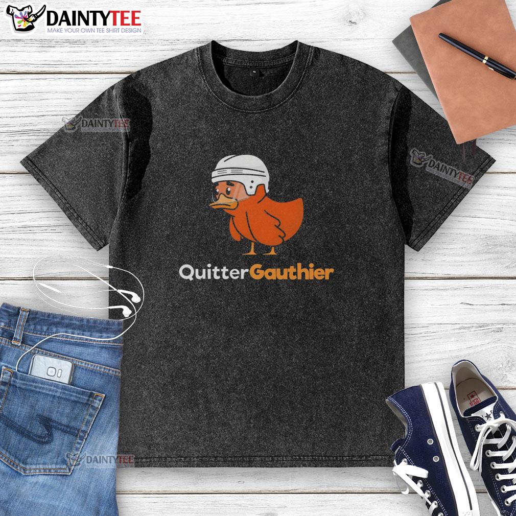 nice-quitter-gauthier-duck-hockey-washed-t-shirt Nice Quitter Gauthier Duck Hockey washed t-shirt featuring a vibrant graphic and comfortable fit for hockey fans.