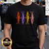 Colorful 80s retro t-shirt featuring a vibrant rainbow trout fish design, perfect for fishing enthusiasts and vintage style lovers.