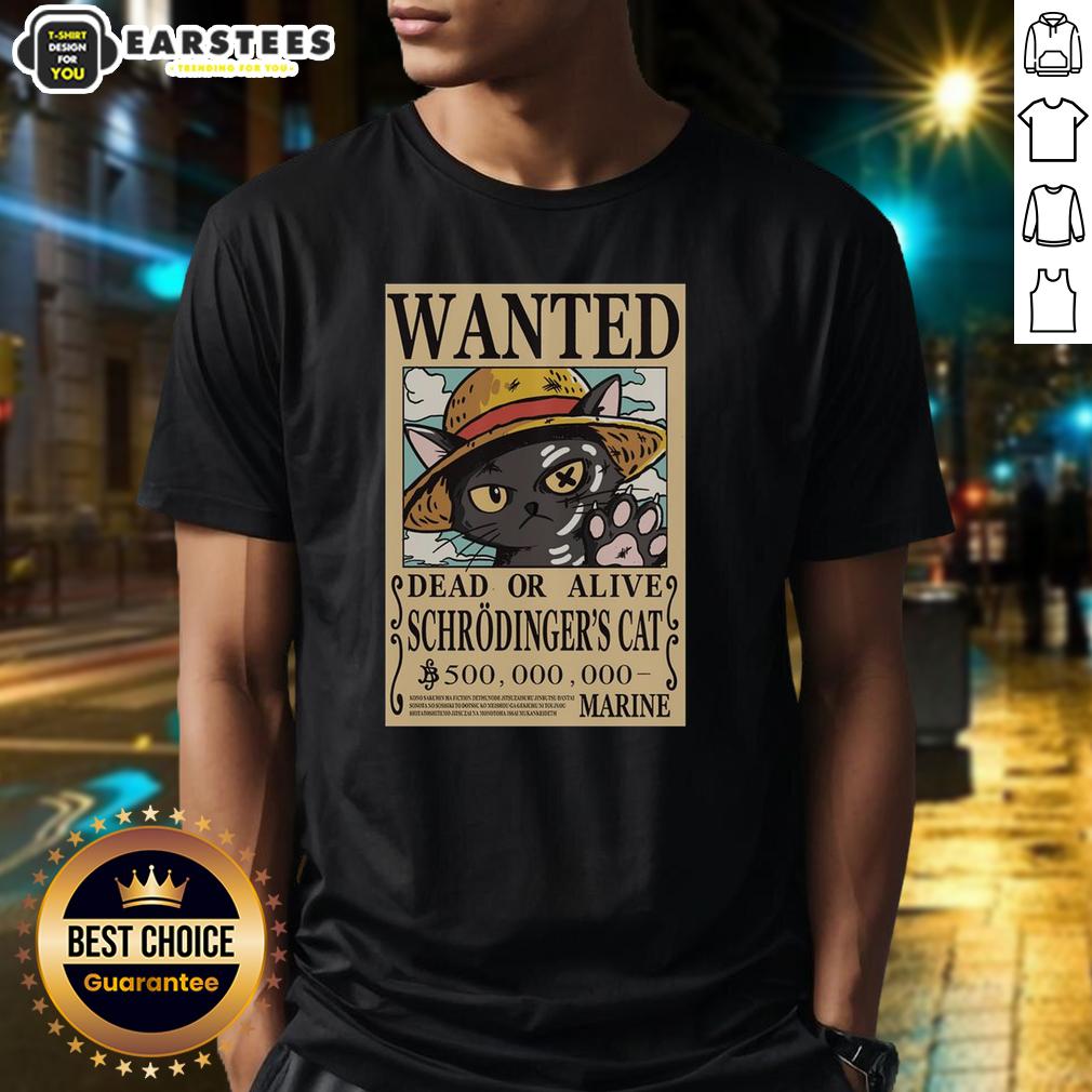 nice-schrodinger-cat-pirate-t-shirt-1 Alt Text: Nice Schrdinger Cat Pirate T-Shirt featuring a playful cat in pirate attire, perfect for cat lovers and humor enthusiasts.