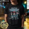 Nice Seattle Torrent cartoon team ice hockey t-shirt featuring vibrant graphics and a playful design for fans.