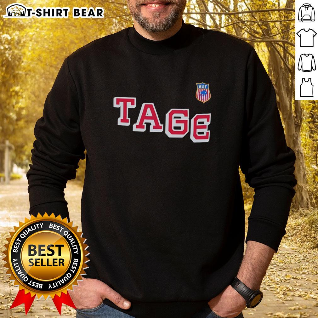 Nice Tage Usa Buffalo Sabres Hockey Sweatshirt Buffalo Sabres hockey sweatshirt featuring a stylish design, perfect for fans of the NHL team, Nice Tage USA.