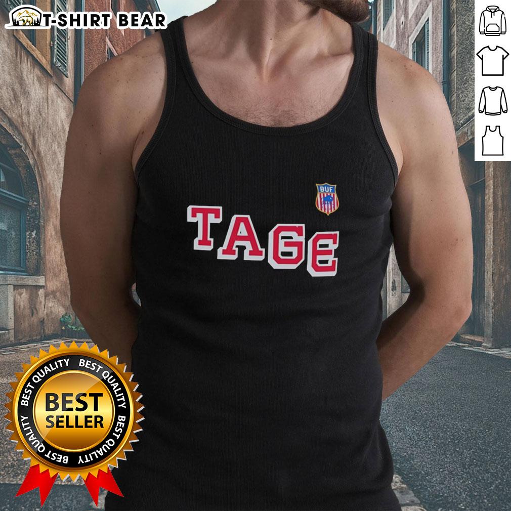Nice Tage Usa Buffalo Sabres Hockey Tank Top Nice Tage USA Buffalo Sabres hockey tank top featuring team colors and logo, perfect for fans on game day.