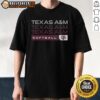 Nice Texas A&M Aggies College Softball Hype T-Shirt featuring vibrant team colors and bold graphics for avid fans.