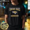 Vintage Towson Tigers X Lacrosse Hype V2 Logo T-Shirt featuring bold graphics and classic style for fans.