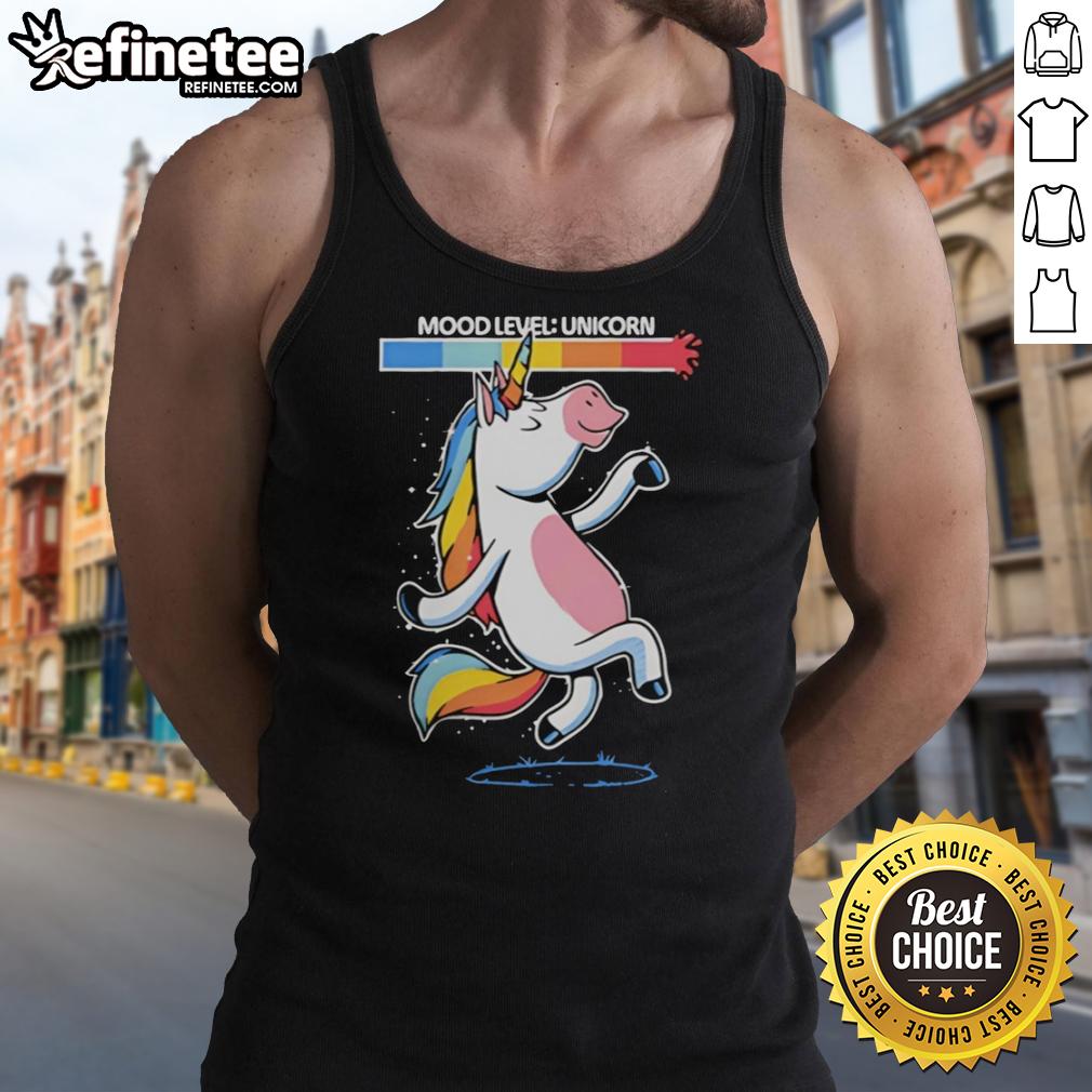 nice-unicorn-happy-vibes-dancing-mood-level-tank-top Colorful tank top featuring a happy unicorn design, perfect for uplifting vibes and dancing mood levels.