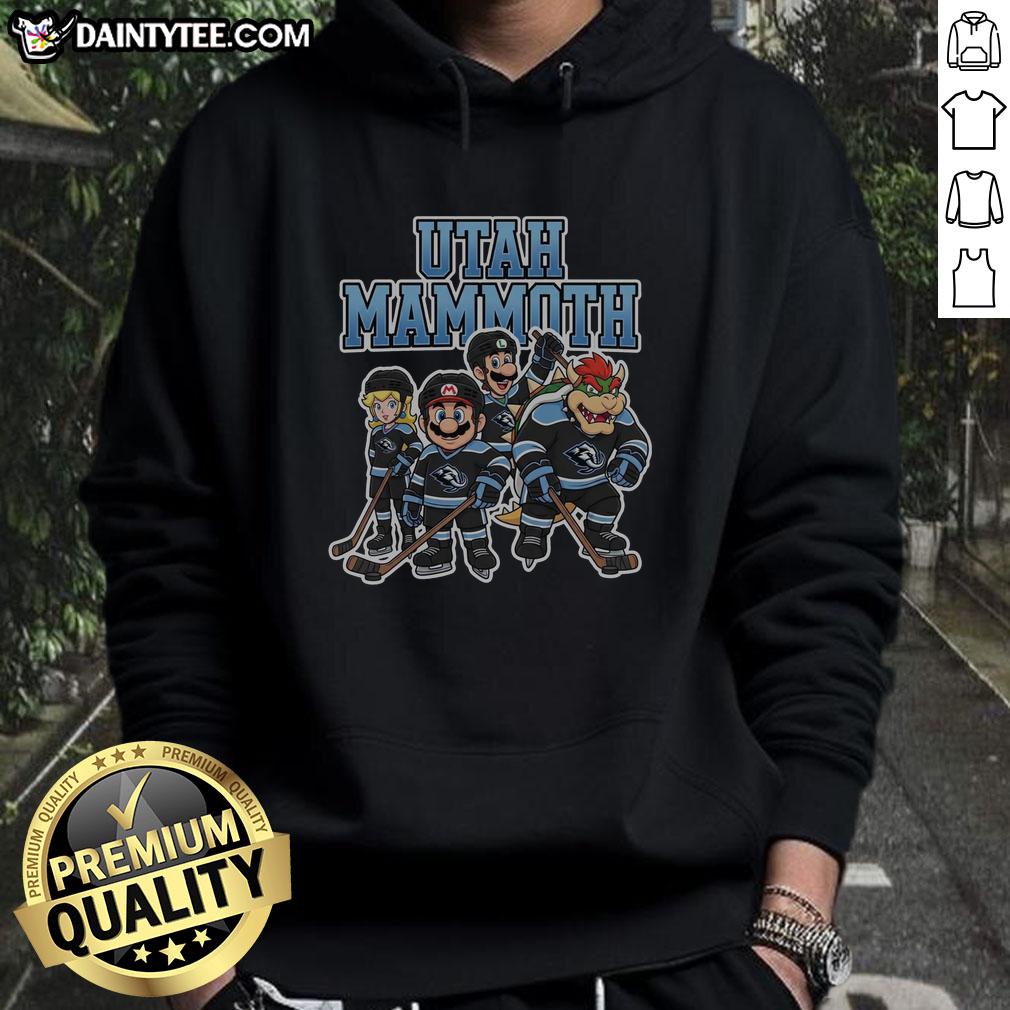nice-utah-mammoth-super-mario-team-ice-hockey-hoodie Nice Utah Mammoth Super Mario Team Ice Hockey Hoodie featuring vibrant graphics and a cozy design for fans.
