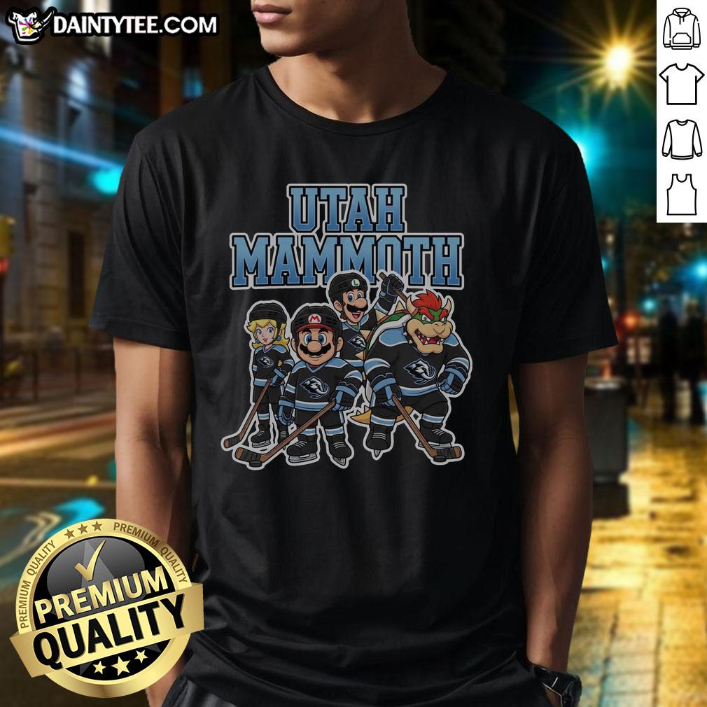 nice-utah-mammoth-super-mario-team-ice-hockey-t-shirt-1 Nice Utah Mammoth Super Mario Team Ice Hockey T-Shirt featuring vibrant graphics and a fun design for fans.