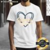 Alt Text: Nice Vintage I Heart Love Sabres Retro Classic T-Shirt featuring a bold heart and vintage design for fans.