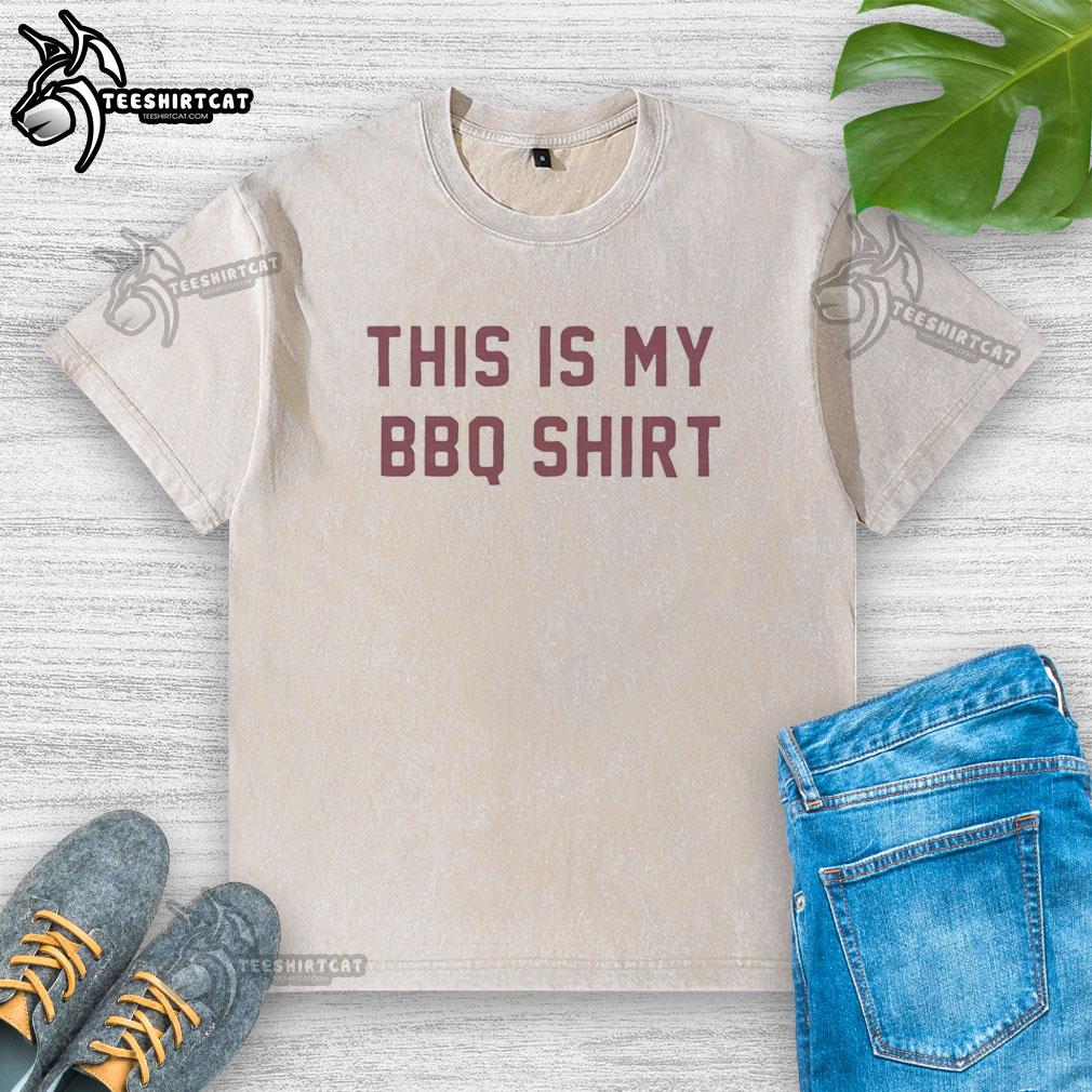 nice-vintage-this-is-my-bbq-washed-t-shirt Nice Vintage This Is My BBQ Washed T-Shirt featuring a retro design, perfect for summer cookouts and casual wear.